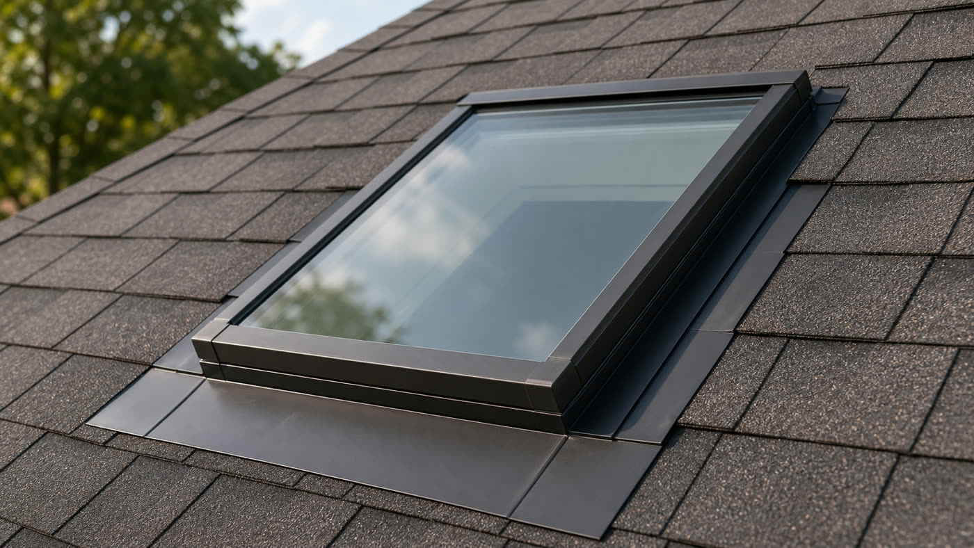 Skylight install detail